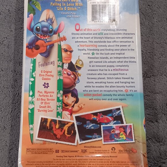 Walt Disney Lilo & Stitch VHS - Picture 2 of 2